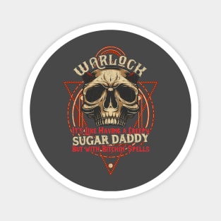 Warlock Daddy for Fantasy Tabletop Roleplayers Magnet